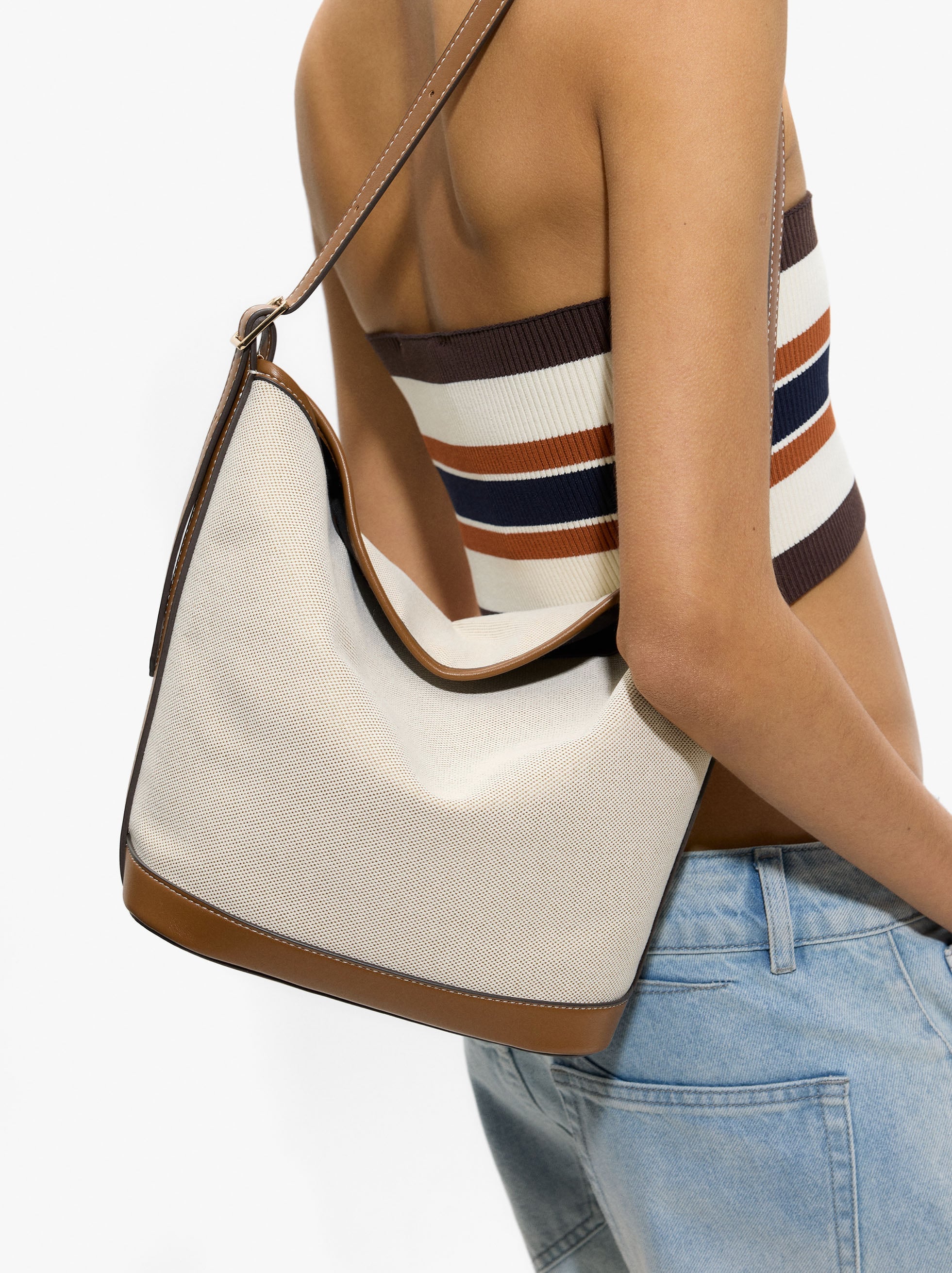 Bolso Bombonera De Lona