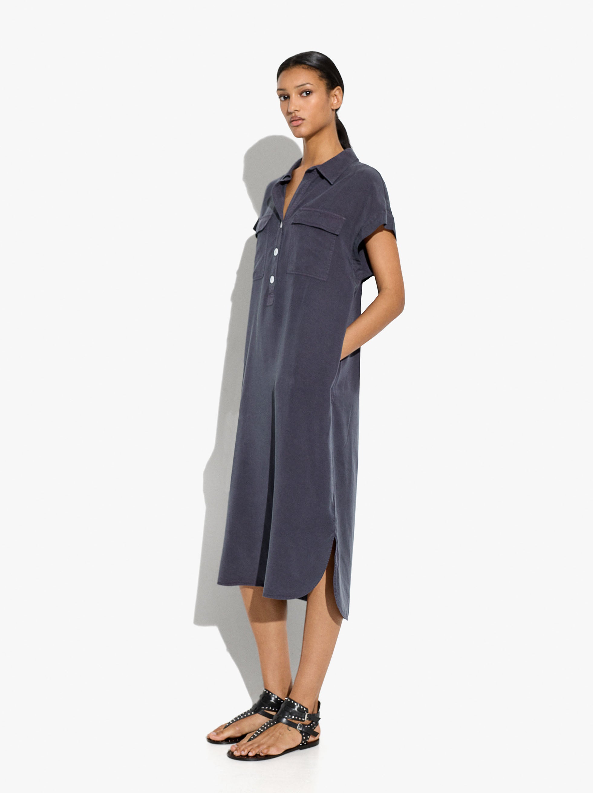 Vestido Camiseiro 100% Lyocell