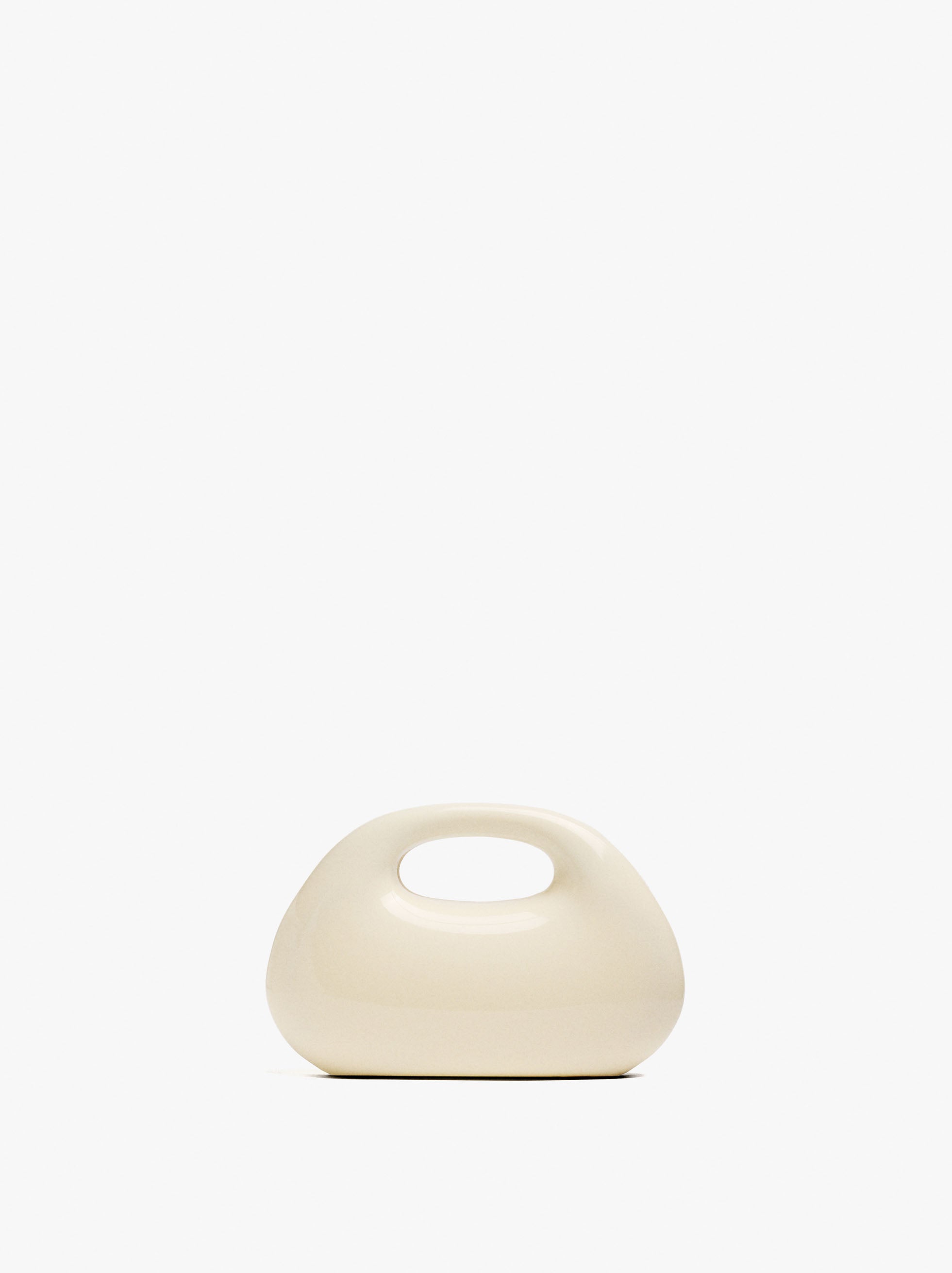 Bolso De Fiesta Rígido Ovalado