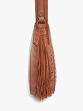 Bolso De Hombro Con Flecos Y Tachuelas M