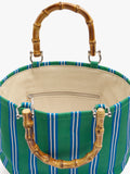 Bolso Tote Con Base De Rattan M