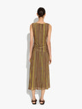 Vestido Estampado A Rayas