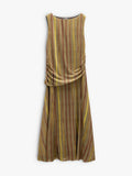 Vestido Estampado A Rayas