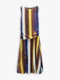 Vestido Estampado A Rayas