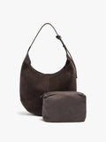 Bolso De Piel Redondeado Con Bolsa Removible