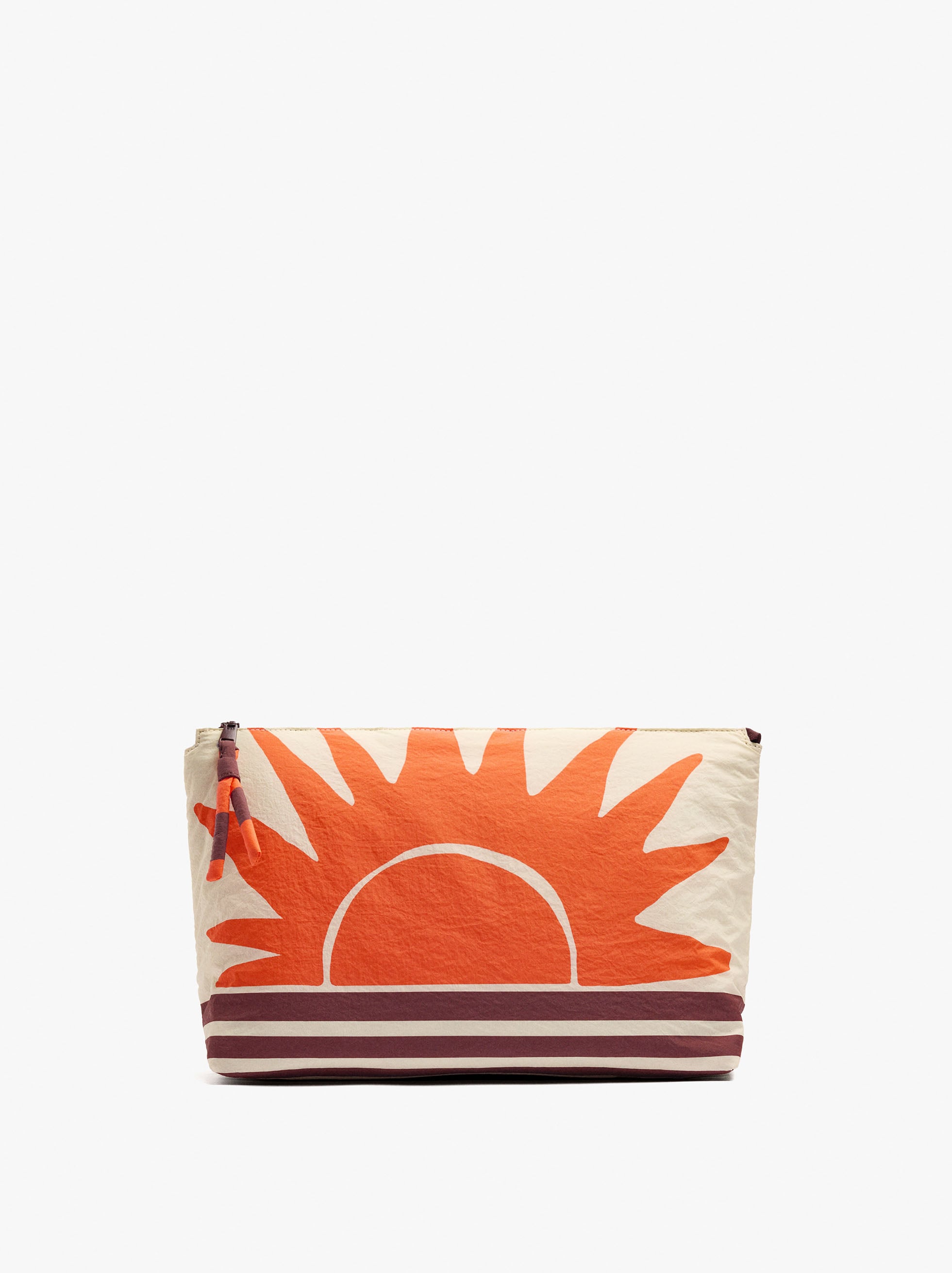 Bolsa Para Cosméticos De Nylon Estampado Animal