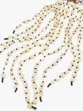 Collar Flecos Largos Con Conchas