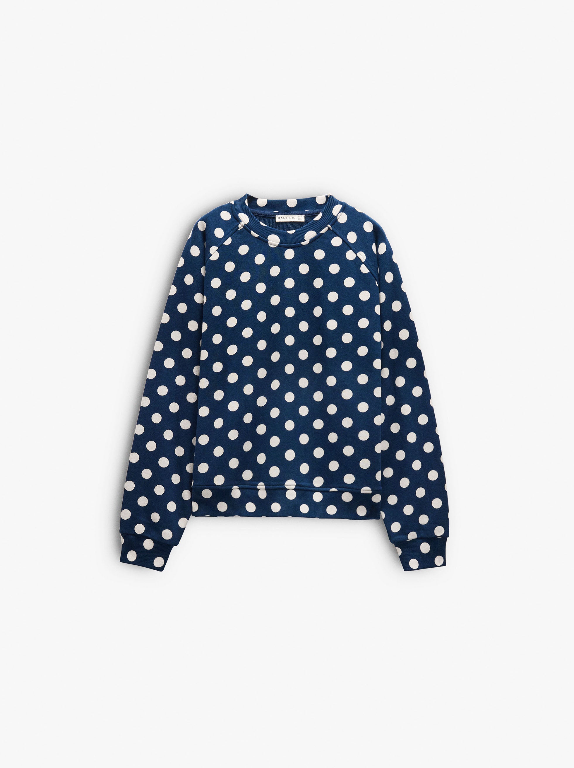 Sudadera De Algodón Con Lunares