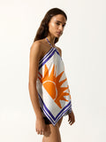 Top Halter Estampado 100% Algodón