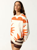 Sudadera Estampada De Algodón