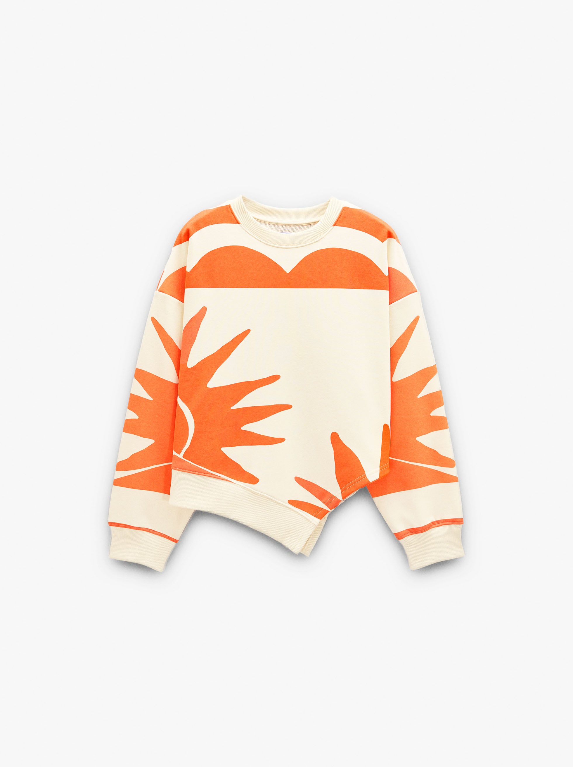 Sudadera Estampada De Algodón