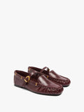 Mocasines De Piel Con Tira Y Hebilla