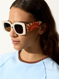 Gafas De Sol Cuadradas A Rayas